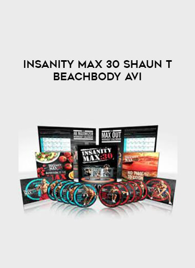 Insanity MAX 30 Shaun T Beachbody AVI digital download